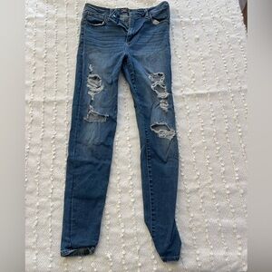 women’s Abercrombie and Fitch, high rise, skinny jeans